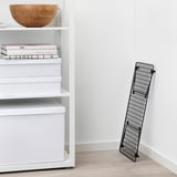 GREJIG Shoe rack, gray, 22 7/8x10 5/8x6 3/4 "