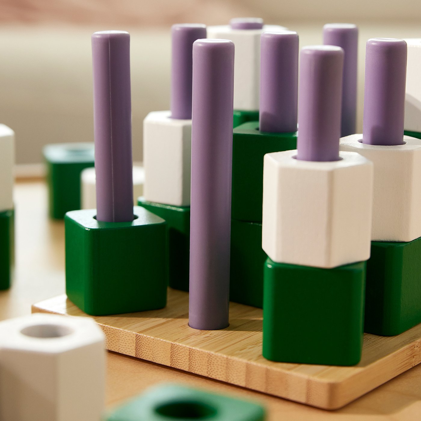 Board game, tic-tac-toe/multicolor 5