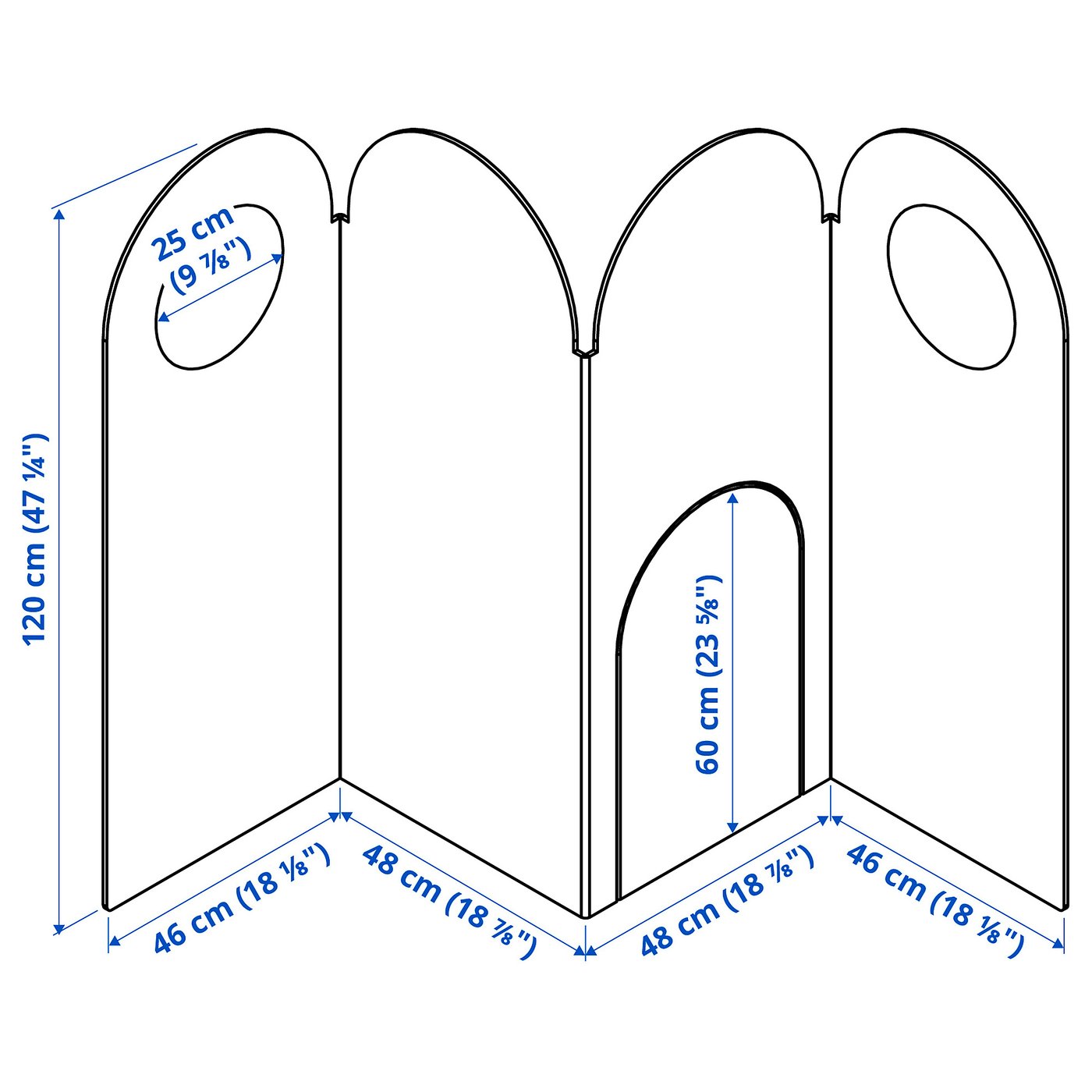 Room divider, yellow/gray 5