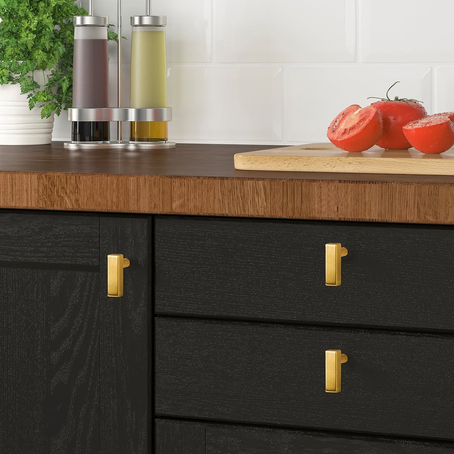 GRIBBOL knob, brass color IKEA