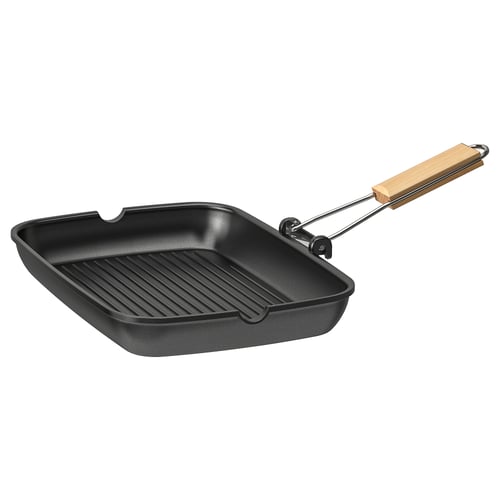 GRILLA Grill pan, black IKEA