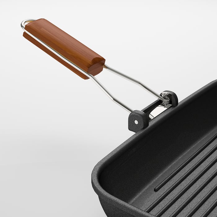 GRILLA Grill pan, black IKEA