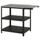 GRILLSKÄR kitchen island w side table, stainless steel/outdoor, 365/8 ...