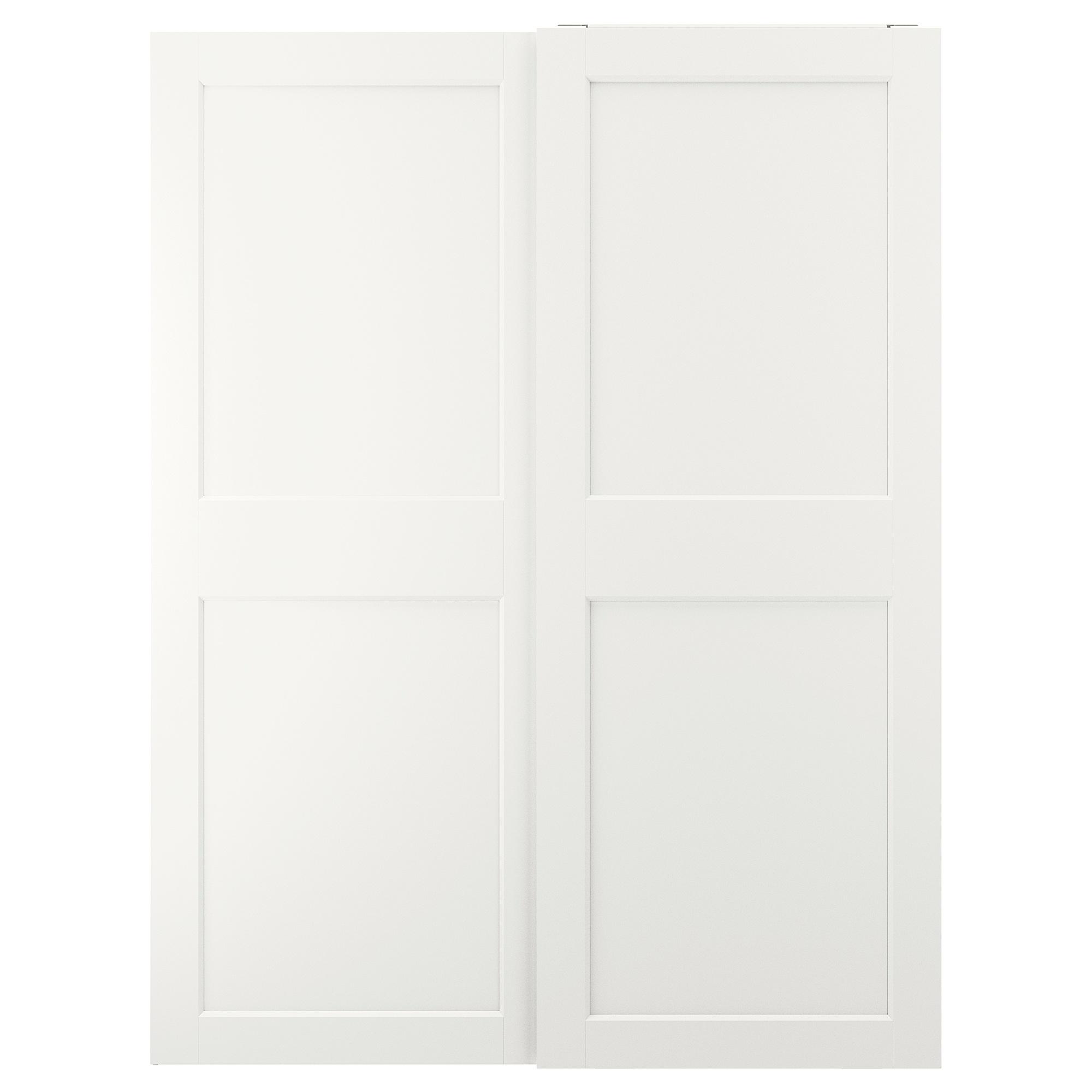 GRIMO Pair of sliding doors, white, 59x791/8" IKEA