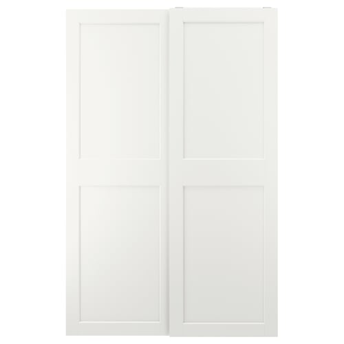 GRIMO pair of sliding doors, white, 59x927/8" IKEA