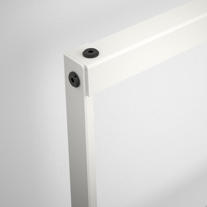 GRIMSBU bed frame, white/Luröy, Full IKEA