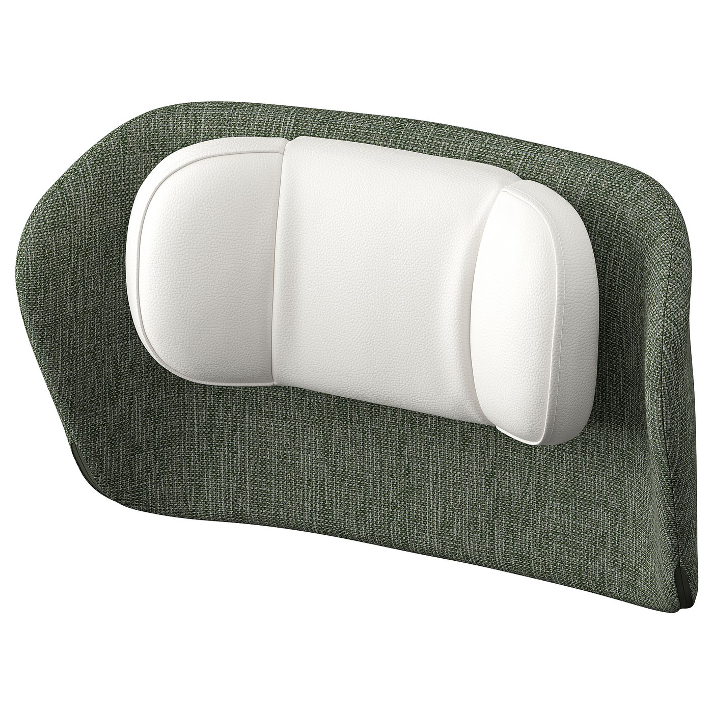 Headrest, Letafors Gray-Green/White