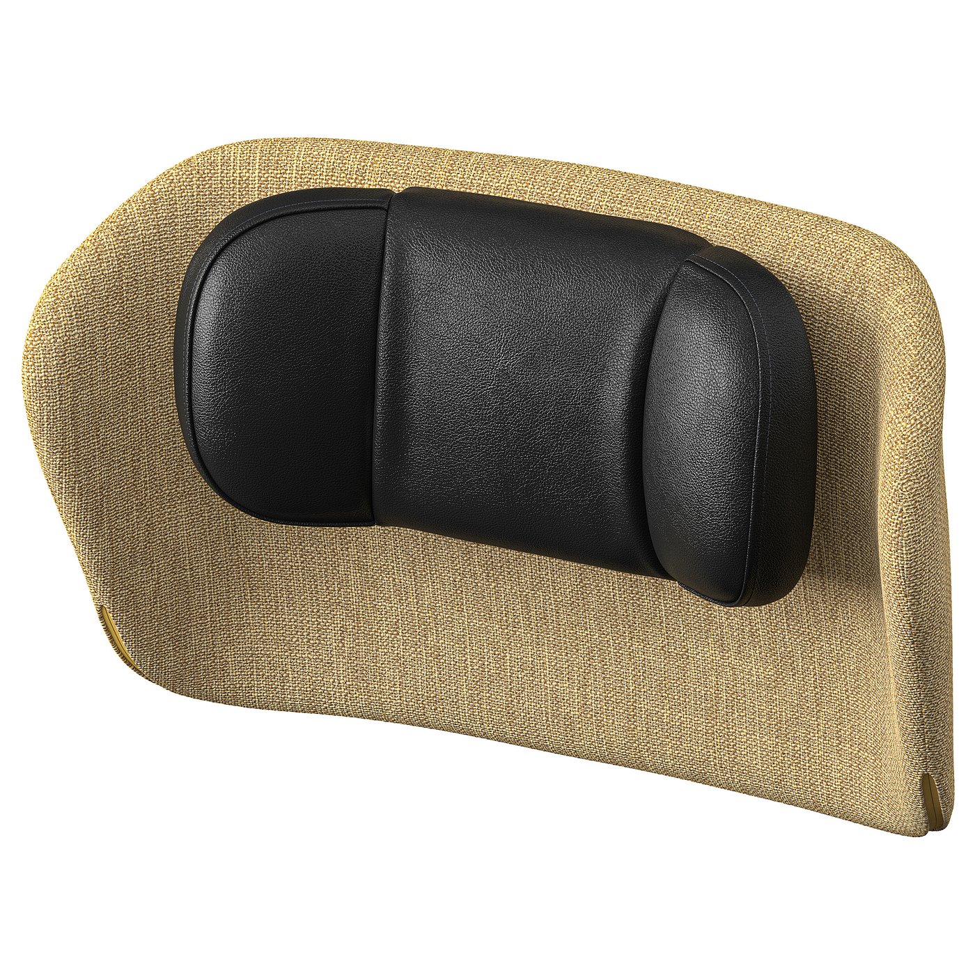 Headrest, Letafors Yellow-Brown/Black