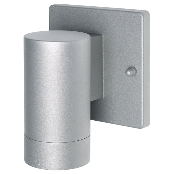 GRÖNSPRÖT Wall lamp, hardwire installation, outdoor aluminum color