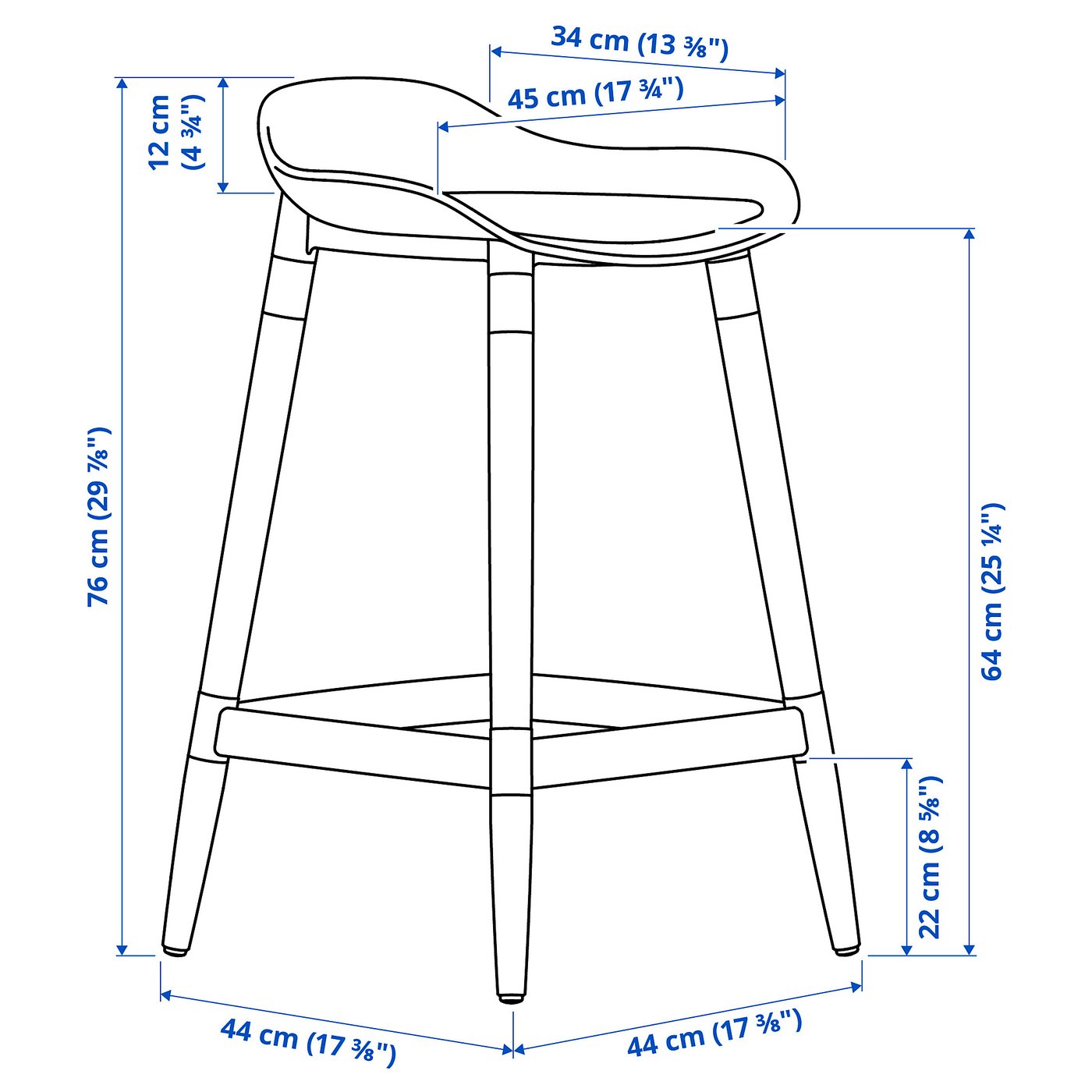 Ikea Bar Chair Standard Size Ikea Standard Stool Size Standard