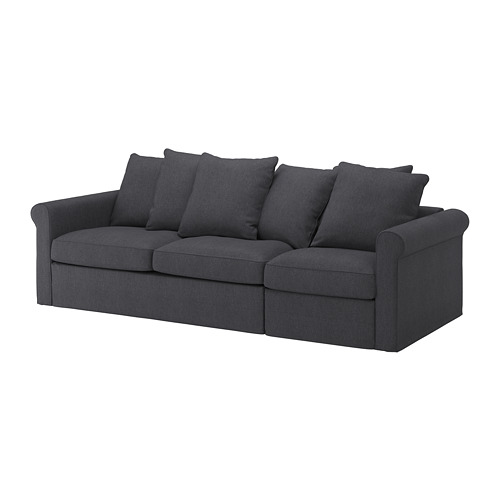 GRÖNLID Sleeper sofa Sporda dark gray IKEA