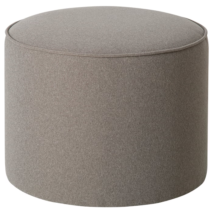GRUNDSJÖ ottoman, gray IKEA