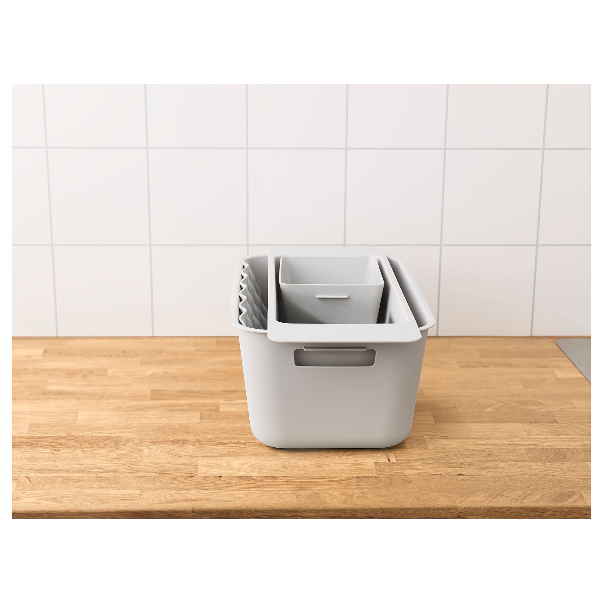 Rinsing tub, gray IKEA