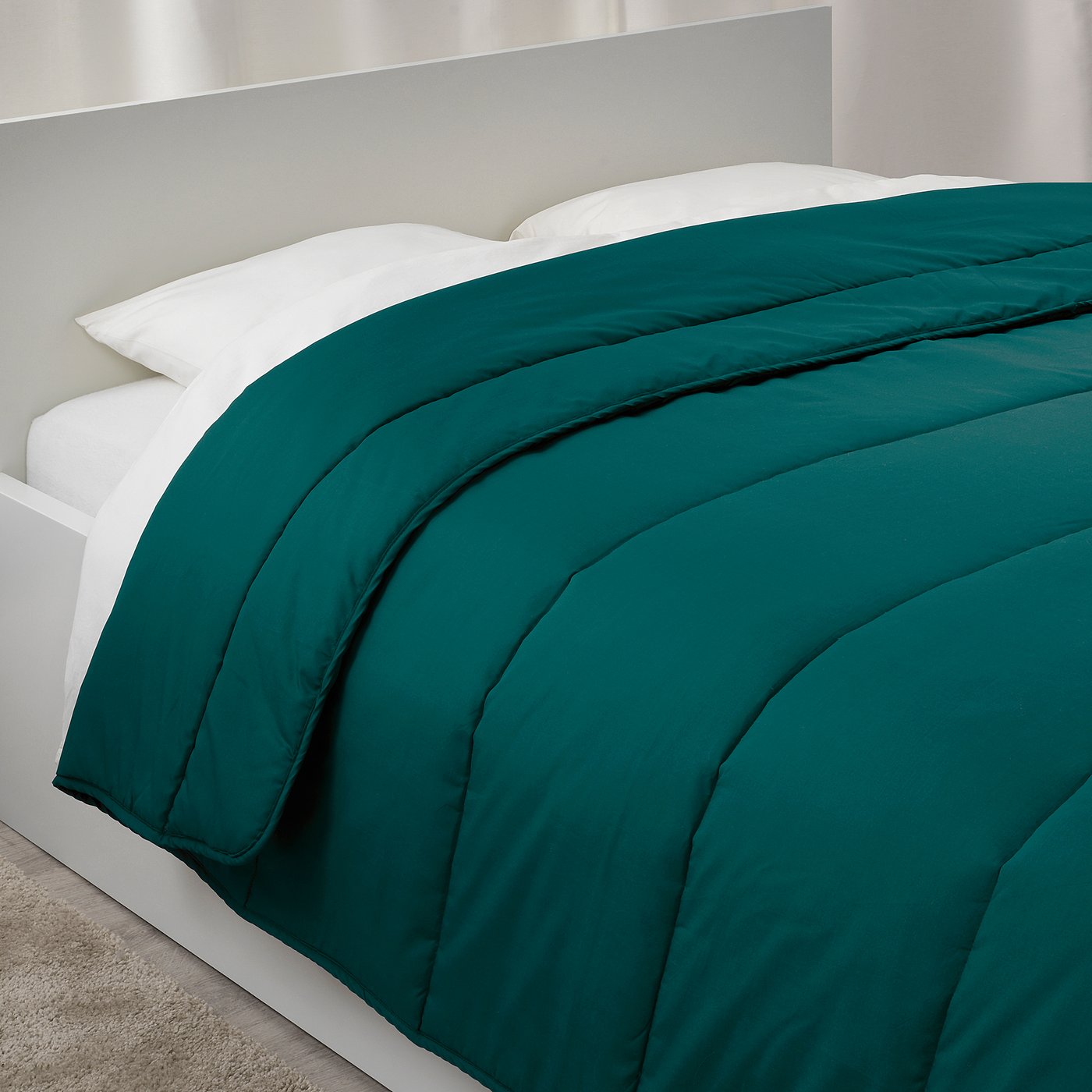 GRUSBLAD Comforter, warmer dark bluegreen IKEA