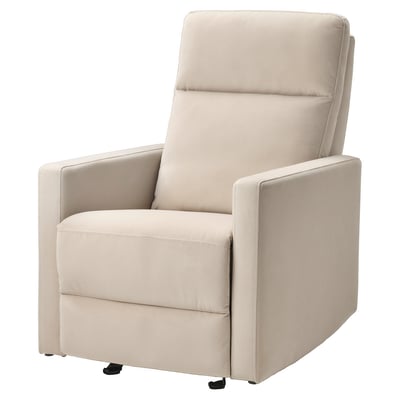 GRYTERYD Recliner rocker armchair, Hakebo beige