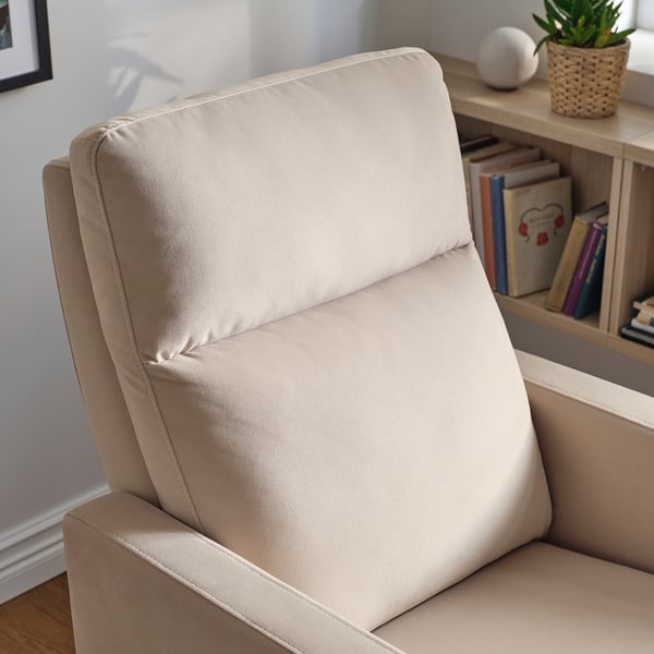 GRYTERYD Recliner rocker armchair, Hakebo beige