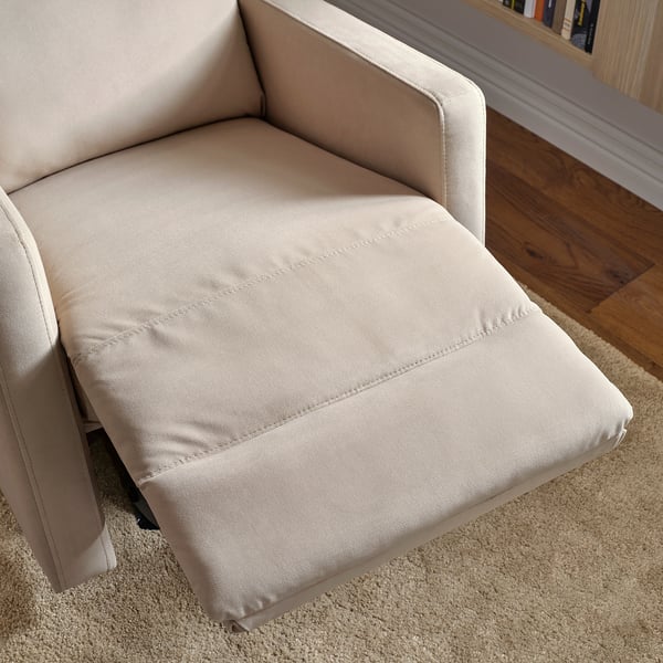 GRYTERYD Recliner rocker armchair, Hakebo beige