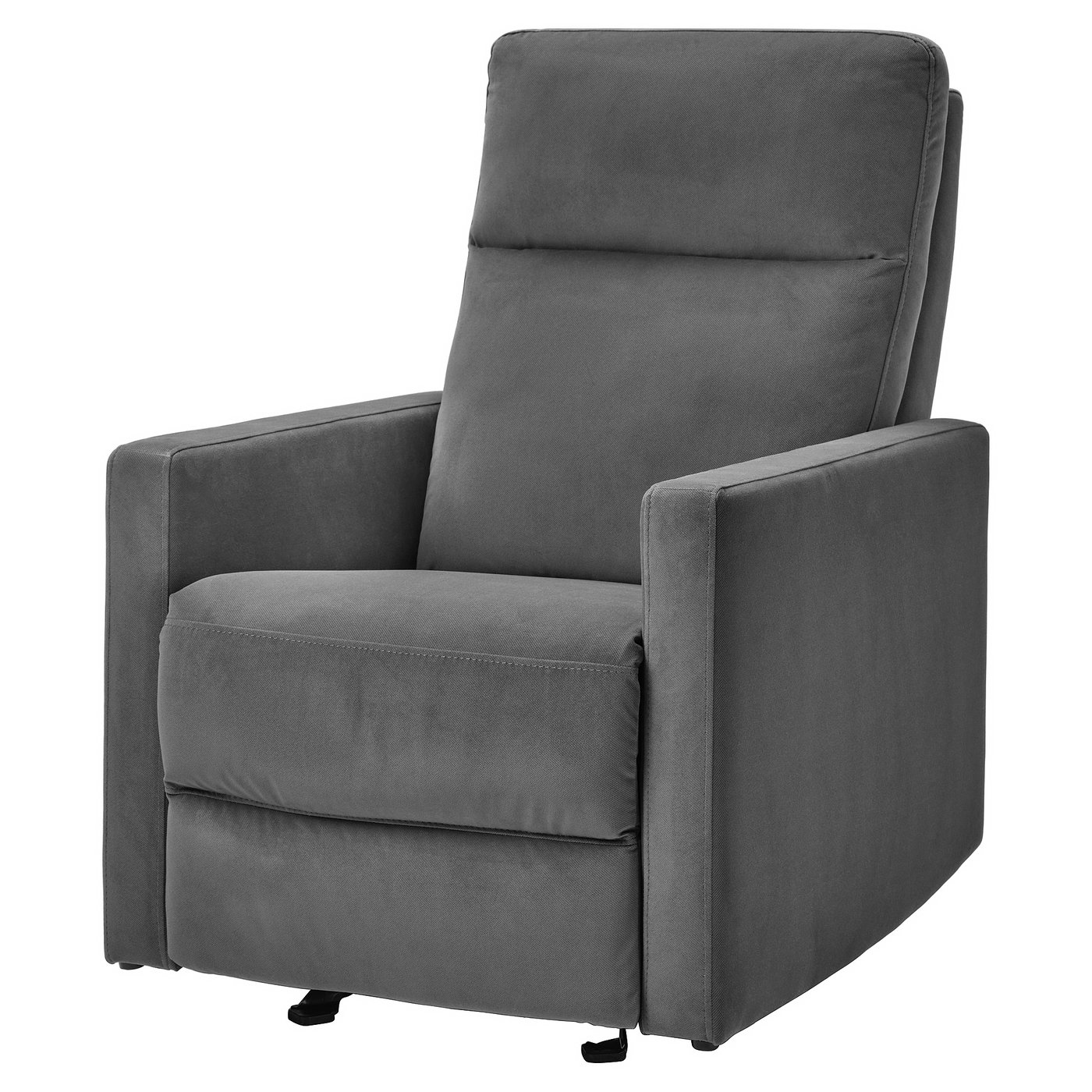 Recliner Rocker Armchair, Hakebo Dark Gray