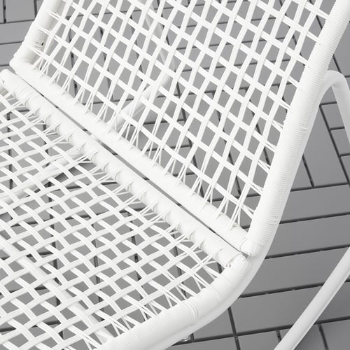 GUBBÖN Rocking chair, in/outdoor, white - IKEA