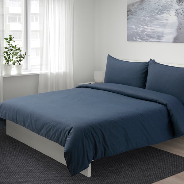 GULBJÖRK Duvet cover and pillowcase(s) blue IKEA