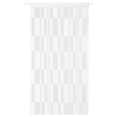 GULDFLENÖRT Panel curtain, white, 24x118 "