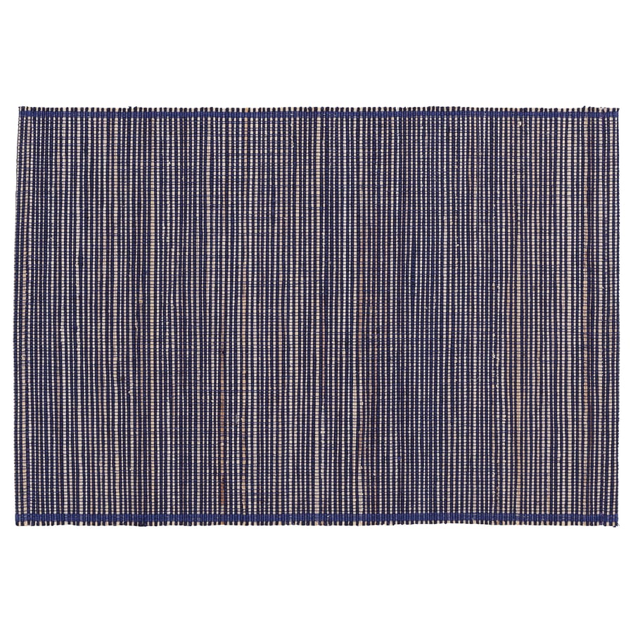 GULDID place mat, blue, 18x13" IKEA