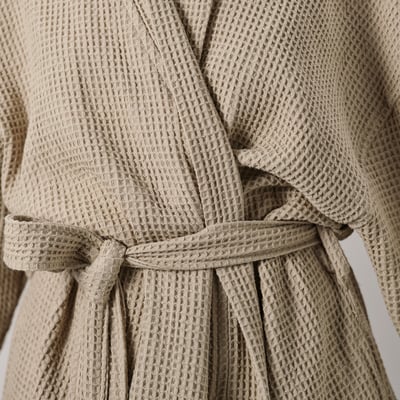 GULDLÖNN Bathrobe, beige, L/XL