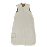 GULDVÄVARE Wearable blanket, beige/dark yellow, 0-6 months