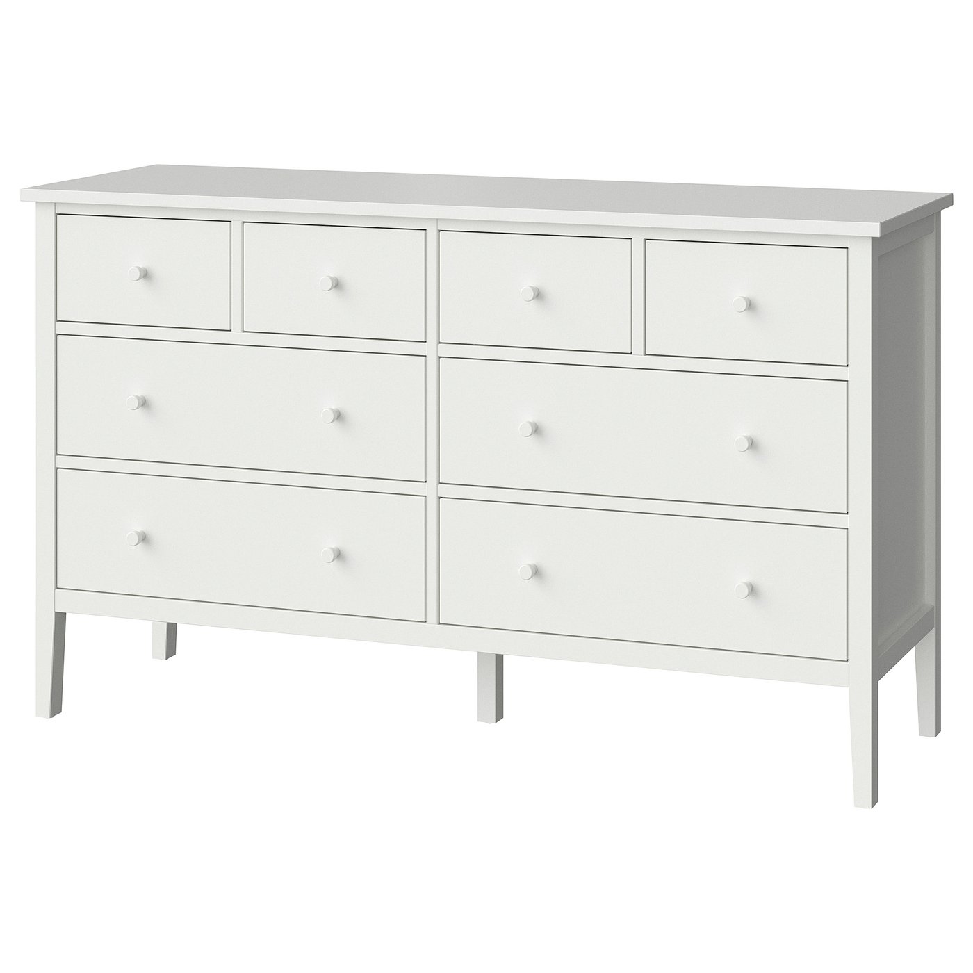 8-Drawer Dresser, White/Anchor/Unlock Function