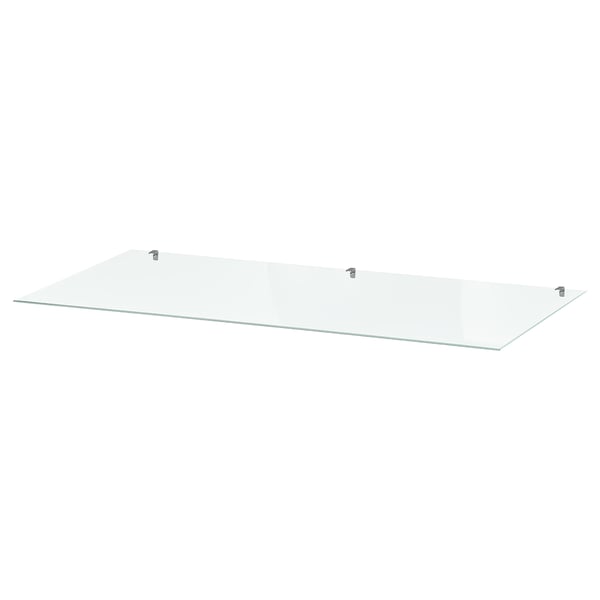 GULLABERG Glass top, clear, 35x18 7/8 "