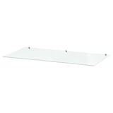 GULLABERG Glass top, clear, 35x18 7/8 "