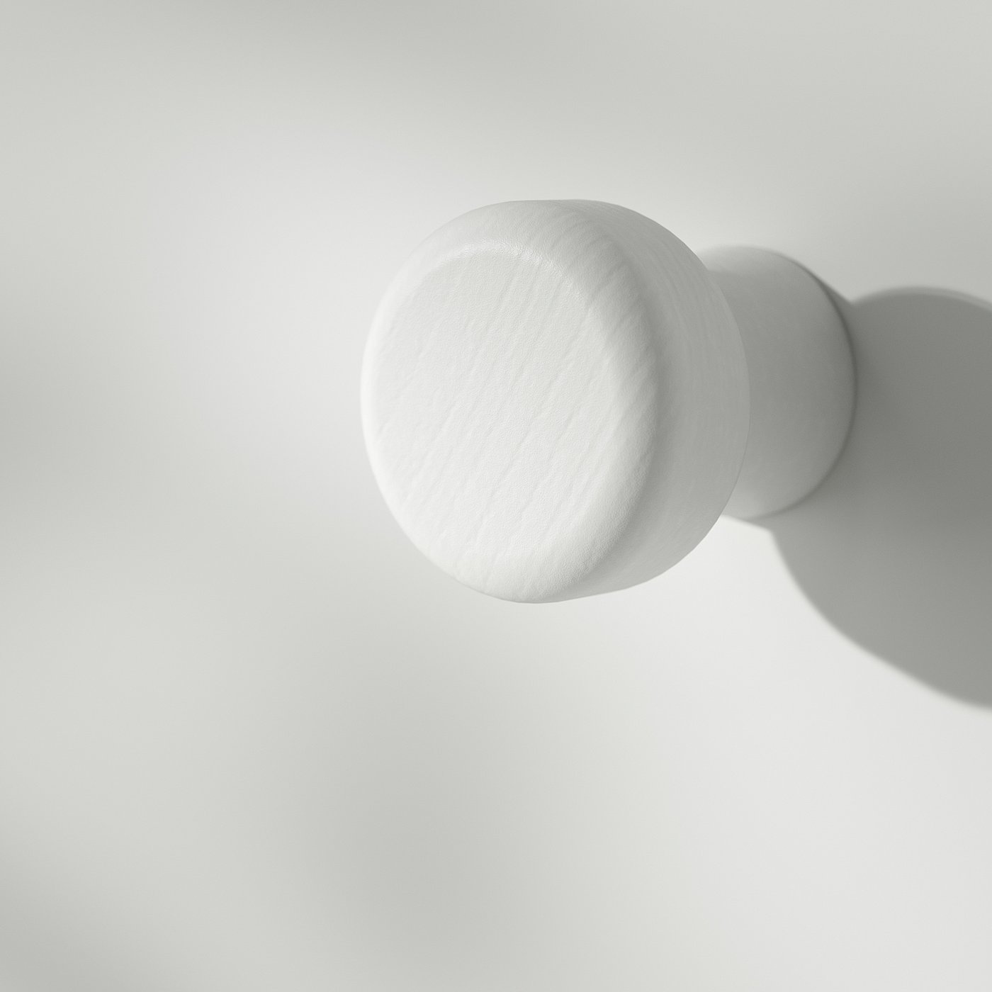 Nightstand, with 1 drawer with door/white 5