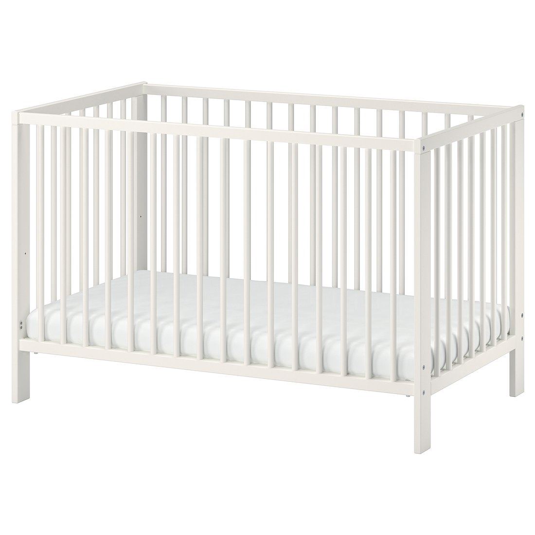 GULLIVER Crib, white, 27 1/2x52" IKEA