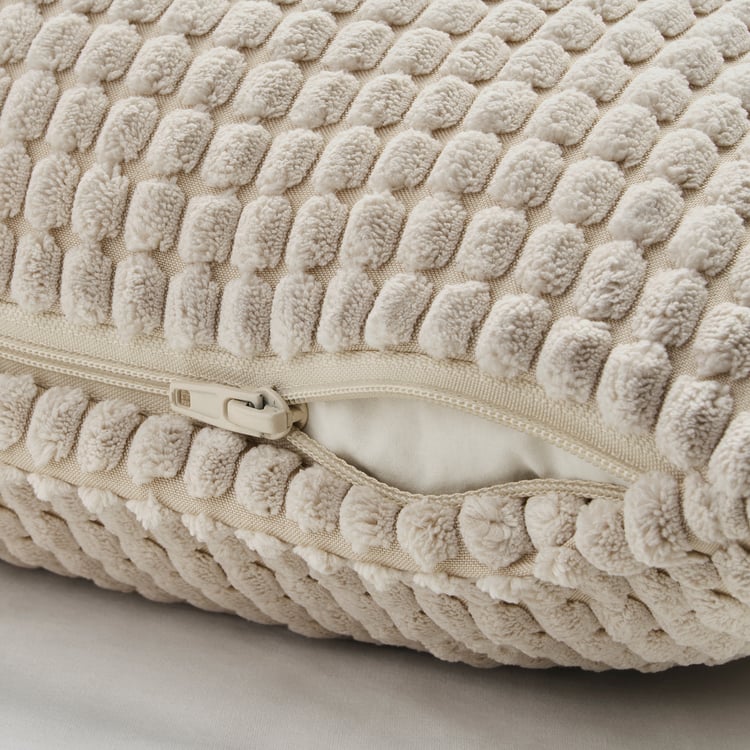 GULLKLOCKA Cushion cover, beige, 20x20" IKEA