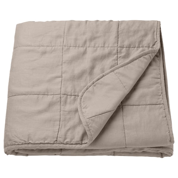 GULVED Bedspread, natural, Queen/King IKEA