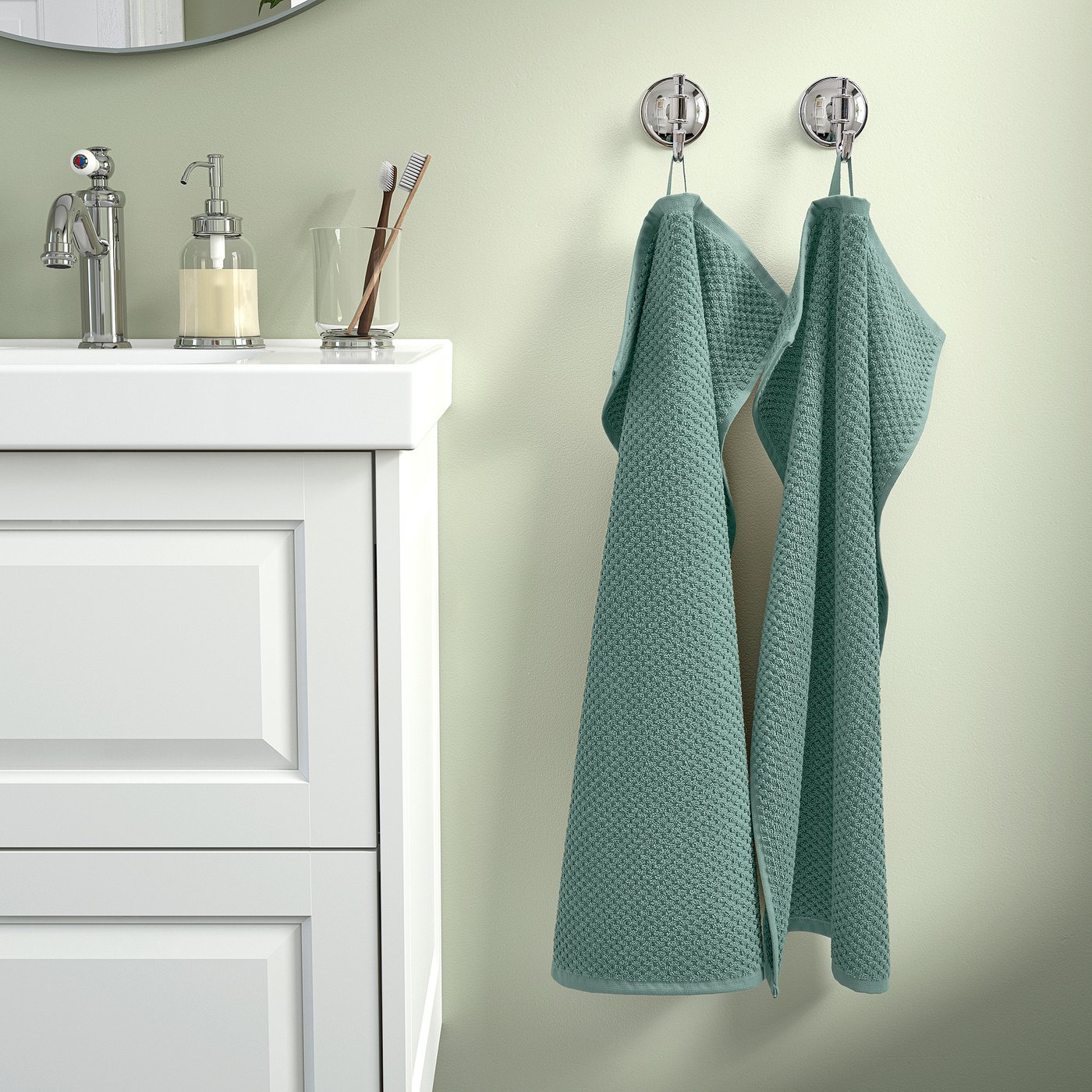 Hand towel, turquoise 4