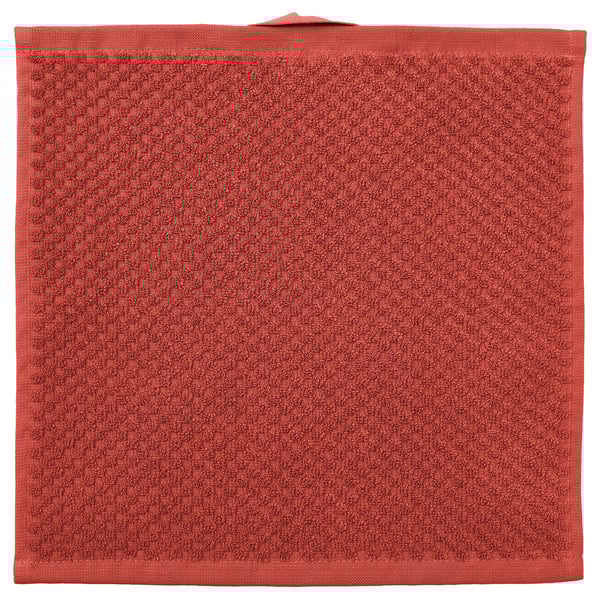 GULVIAL Washcloth, red-brown, 12x12 "