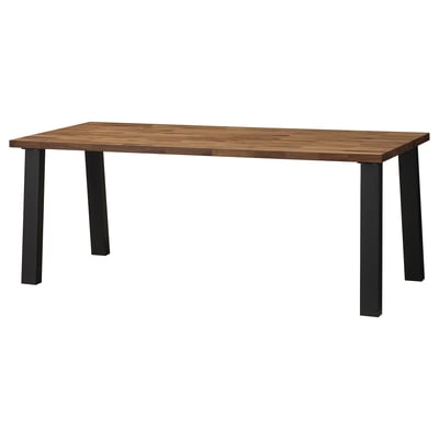 GUNNEBY Table, walnut veneer, 78 3/4x31 1/2 "