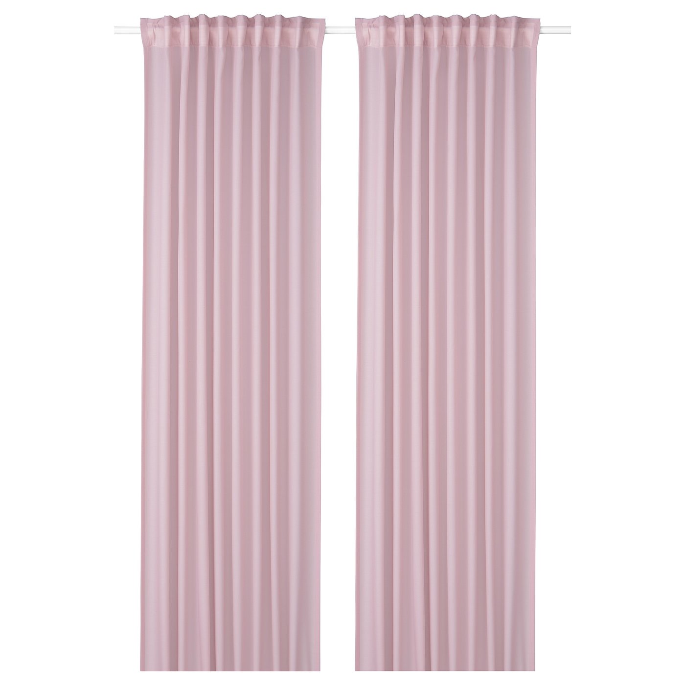 GUNRID Air purifying curtain, 1 pair light pink IKEA
