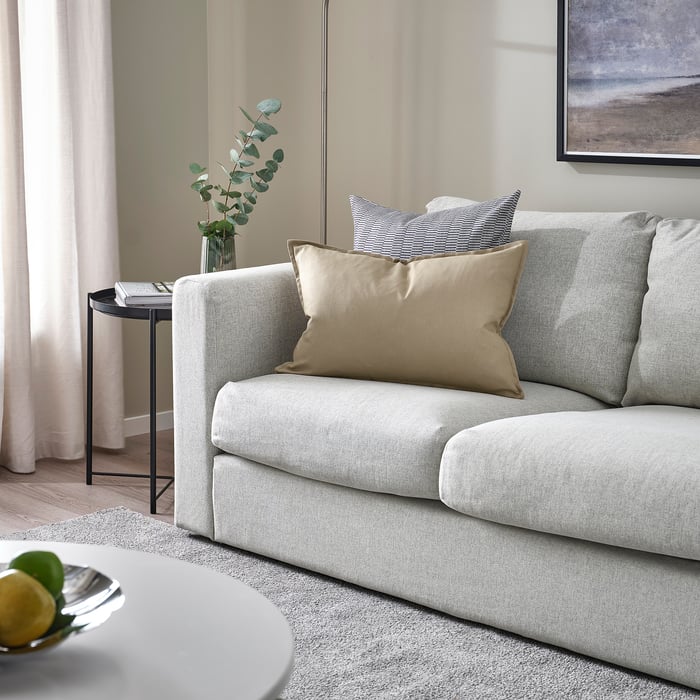 GURLI cushion cover, beige, 16x23" IKEA