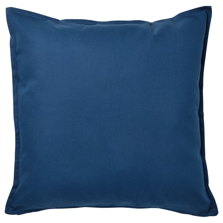 GURLI Cushion cover, dark blue, 20x20" IKEA