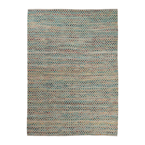 GYRSTINGE Rug, flatwoven, handmade multicolor/green, 5 ' 7 "x7 ' 10 "
