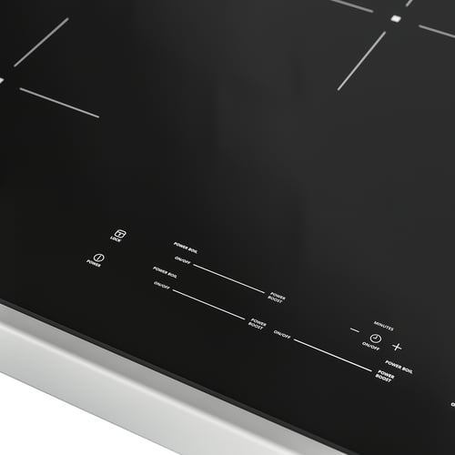 HACKSTAD induction cooktop, black, 30" IKEA