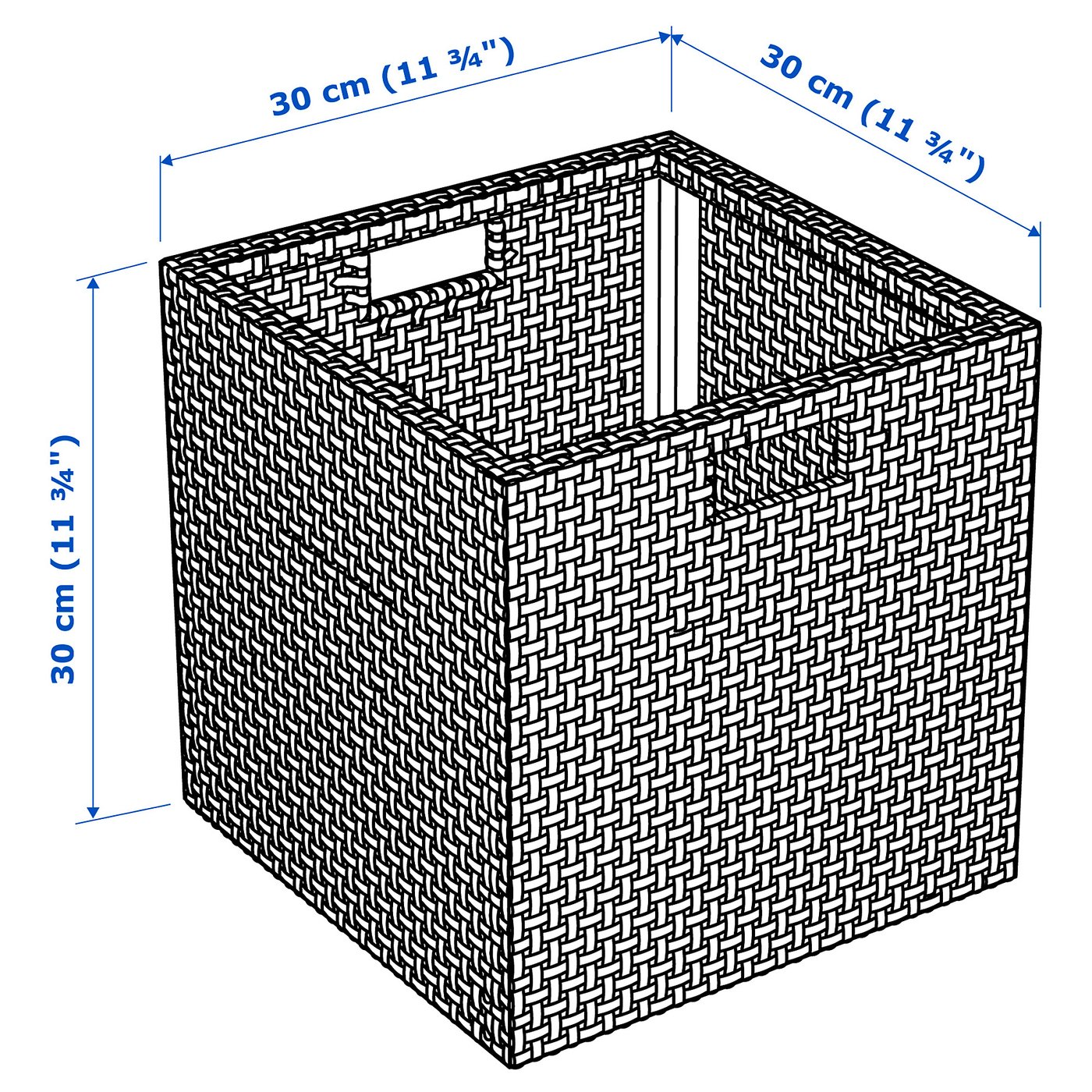Buy > wicker basket storage unit ikea > in stock