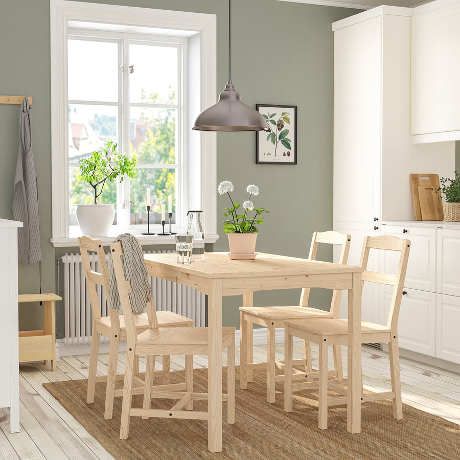 HÄGERNÄS table and 4 chairs, pine - IKEA
