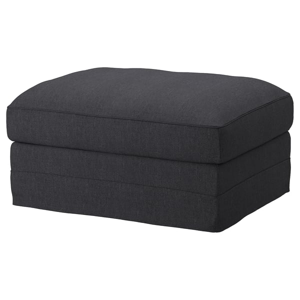 HÄRLANDA Ottoman with storage, Sporda dark gray IKEA