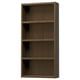 HAGAÅN Wall open cabinet, brown oak effect, 18x6x37 "