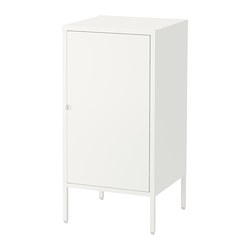 H&Auml;LLAN storage combination with doors, white