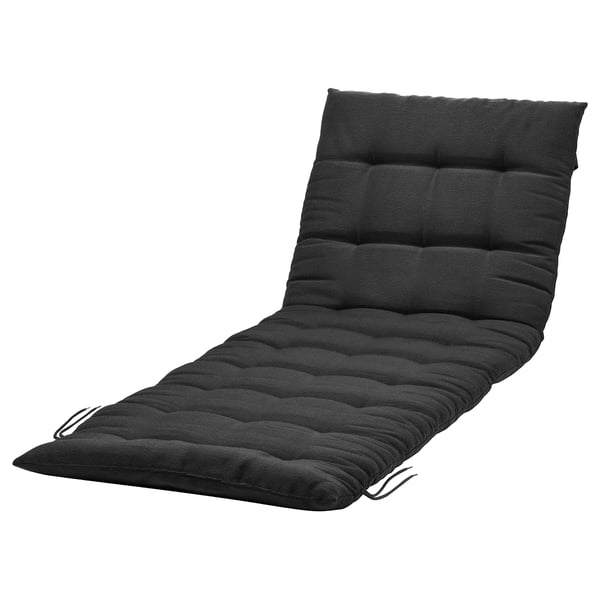 Hallo Chaise Pad Black 74 3 4x23 5 8 Ikea