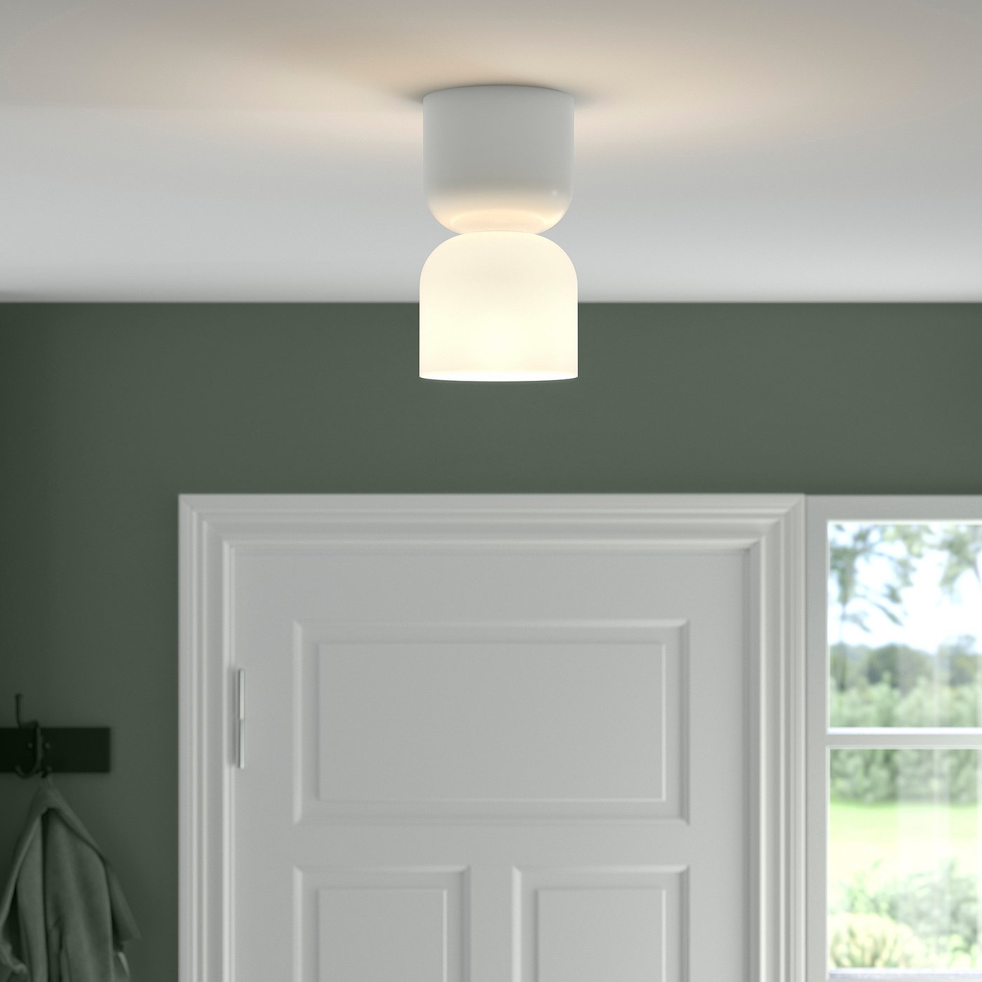 Ceiling lamp, white 3